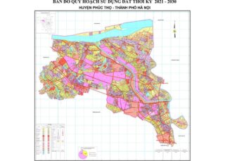 Bản đồ quy hoạch Huyện Phúc Thọ