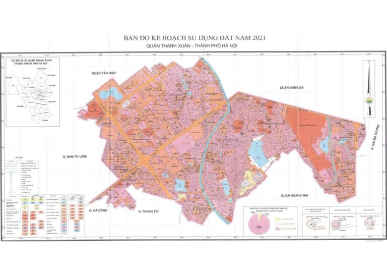 Tổng hợp thông tin và bản đồ quy hoạch Quận Thanh Xuân