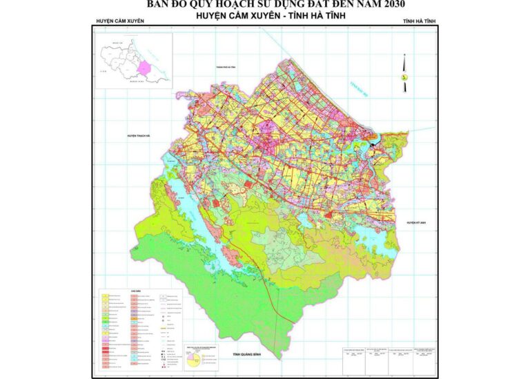 Tổng hợp thông tin và bản đồ quy hoạch Huyện Cẩm Xuyên