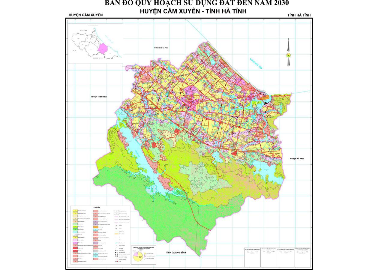 Bản đồ quy hoạch Huyện Cẩm Xuyên