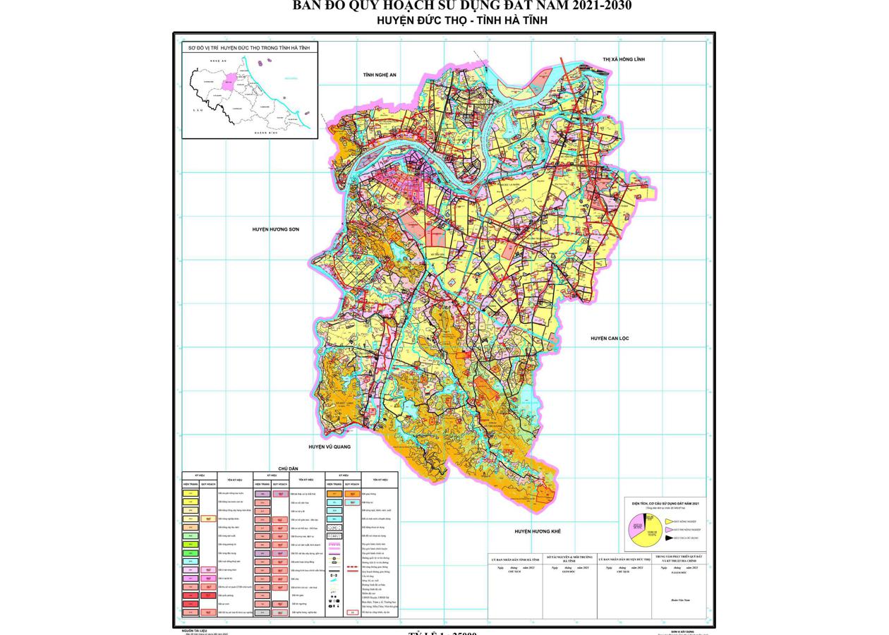 Bản đồ quy hoạch Huyện Đức Thọ