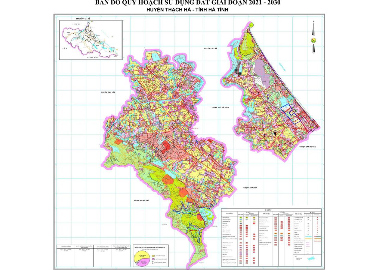 Bản đồ quy hoạch Huyện Thạch Hà