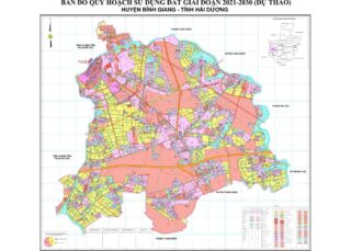 Bản đồ quy hoạch Huyện Bình Giang