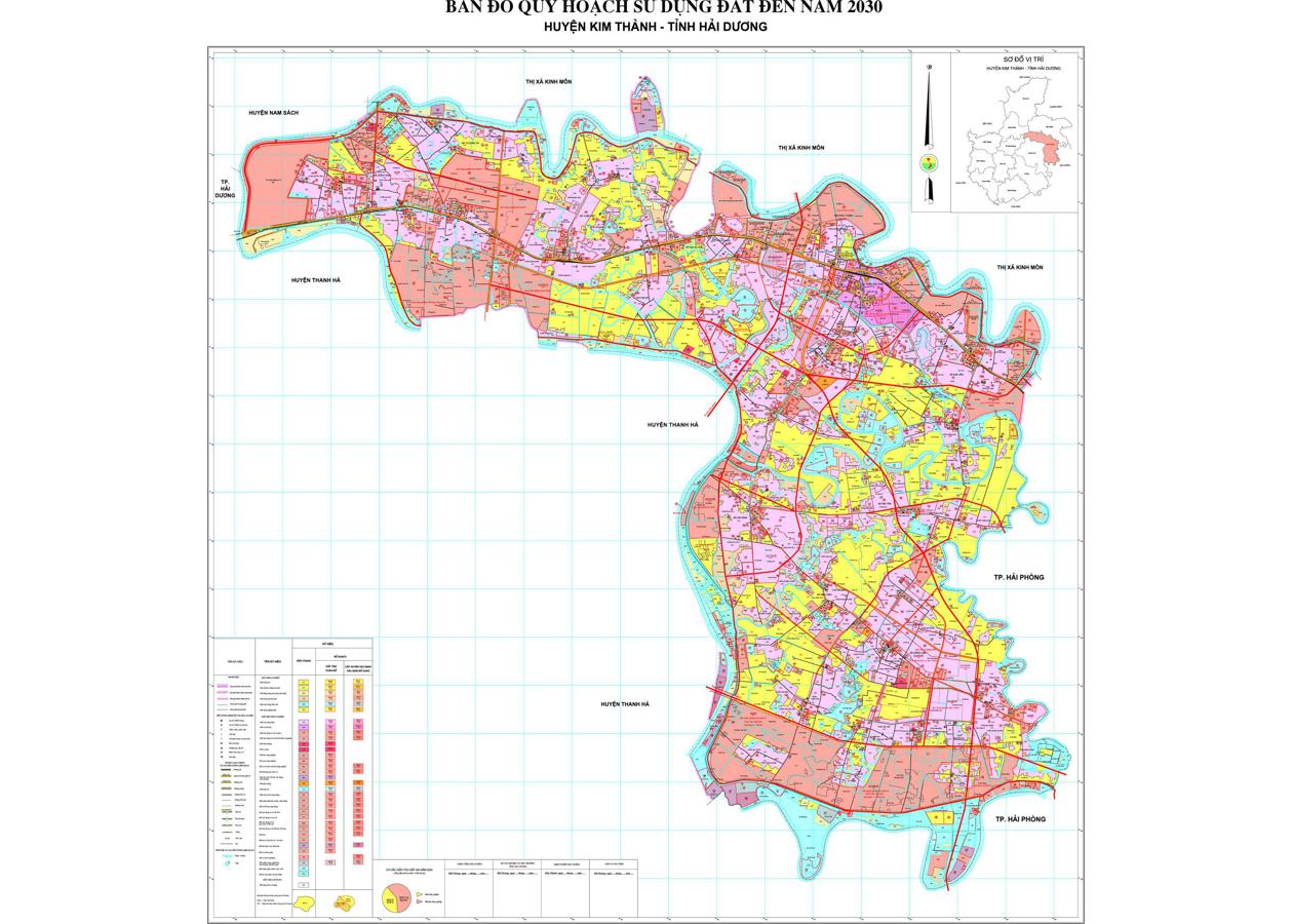 Bản đồ quy hoạch Huyện Kim Thành