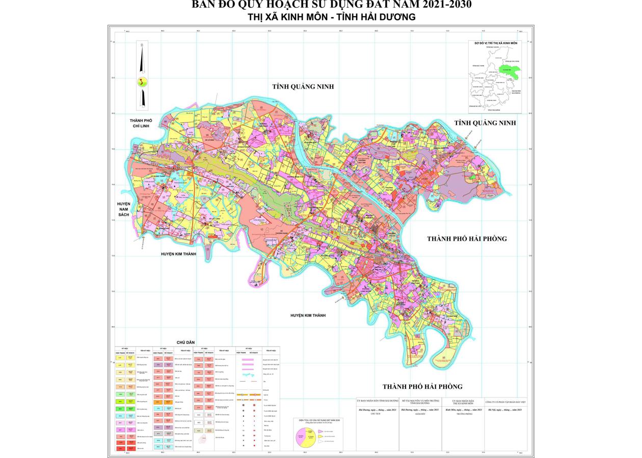 Bản đồ quy hoạch Huyện Kinh Môn