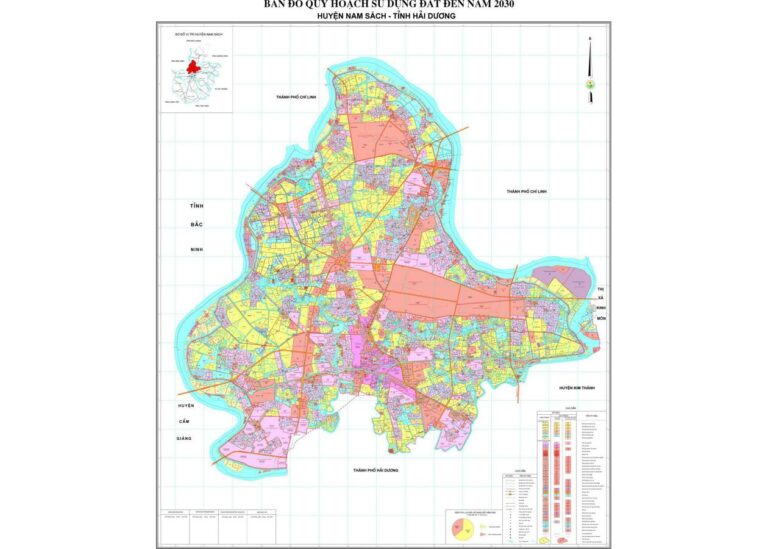 Tổng hợp thông tin và bản đồ quy hoạch Huyện Nam Sách