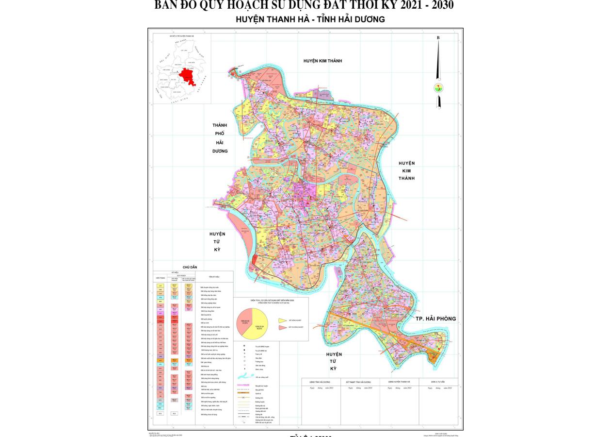 Bản đồ quy hoạch Huyện Thanh Hà