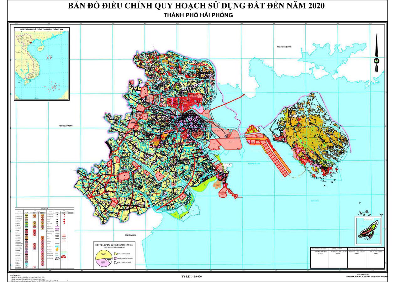 Bản đồ quy hoạch Quận Hải An