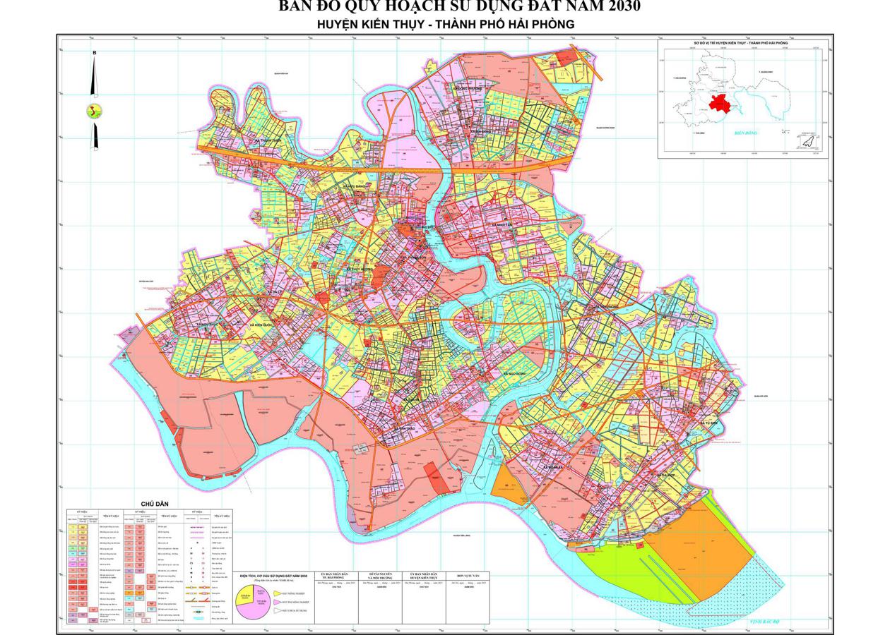 Bản đồ quy hoạch Huyện Kiến Thụy