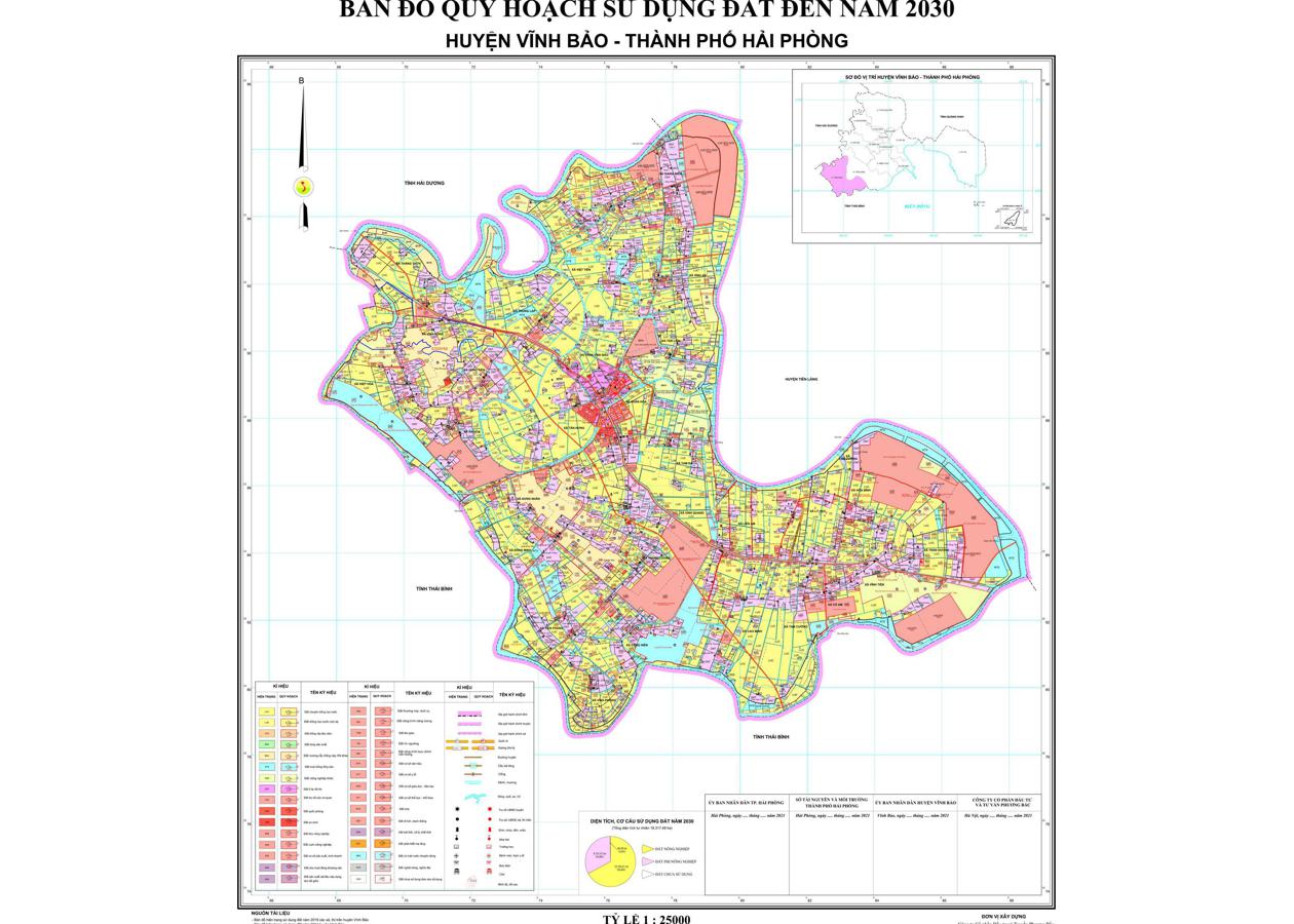 Bản đồ quy hoạch Huyện Vĩnh Bảo