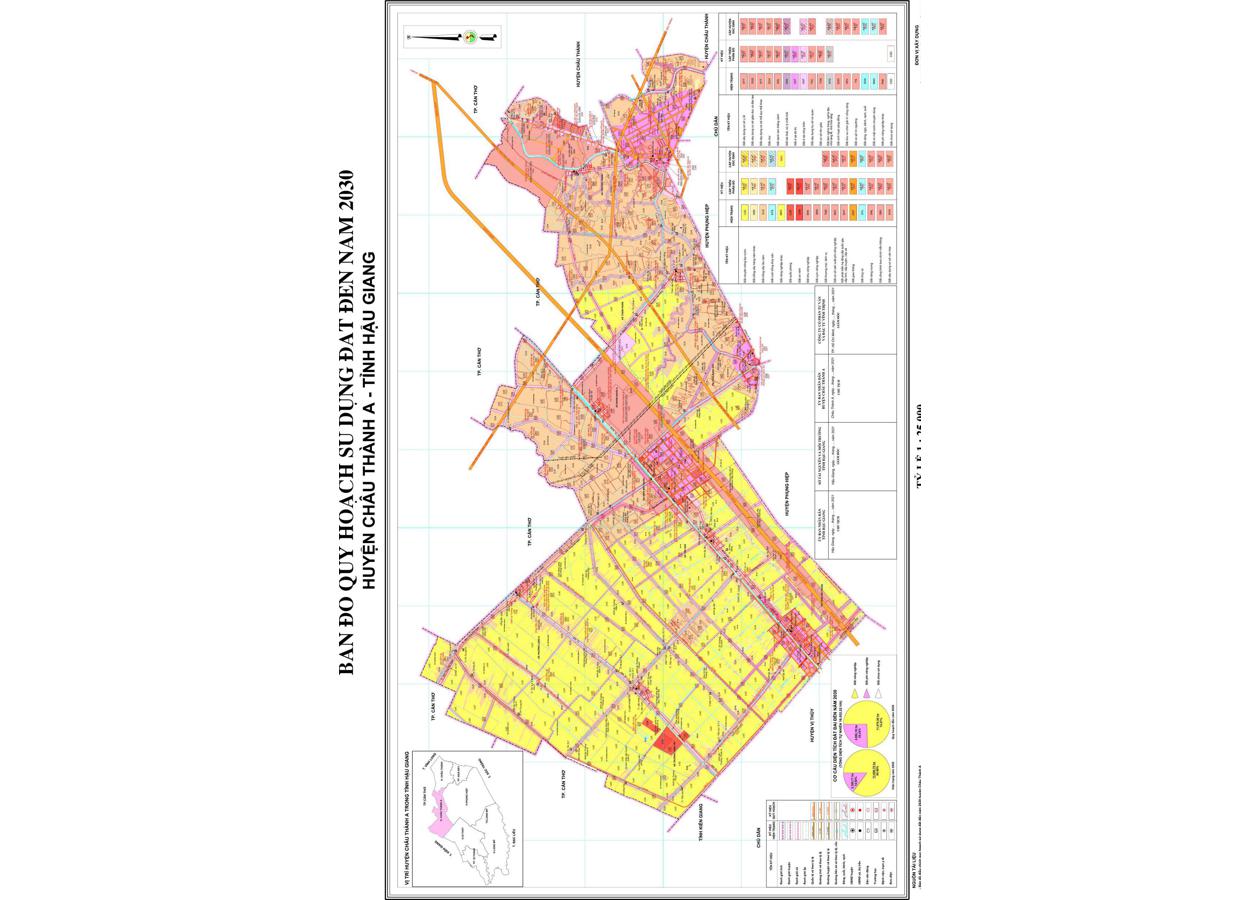 Bản đồ quy hoạch Huyện Châu Thành A