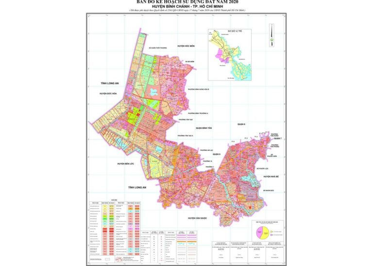 Tổng hợp thông tin và bản đồ quy hoạch Huyện Bình Chánh