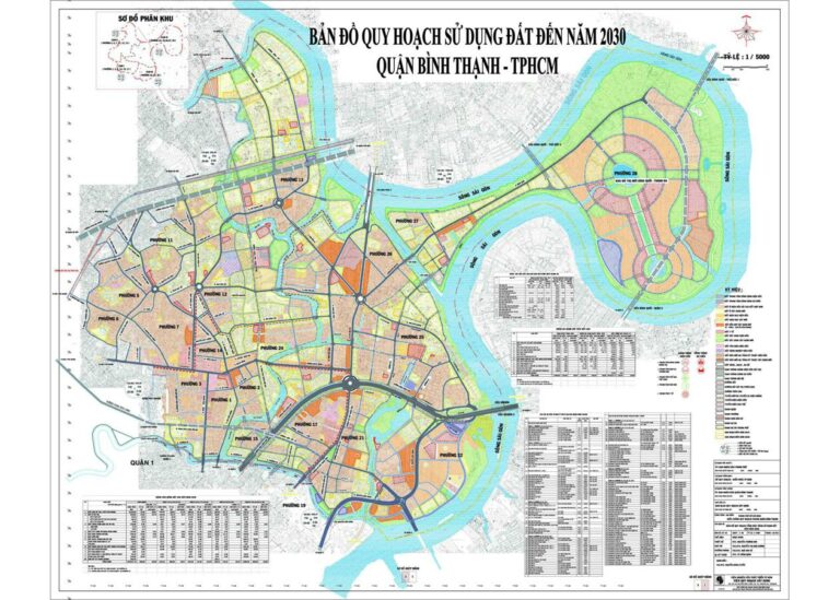 Tổng hợp thông tin và bản đồ quy hoạch Quận Bình Thạnh