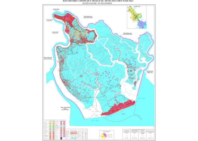 Tổng hợp thông tin và bản đồ quy hoạch Huyện Cần Giờ