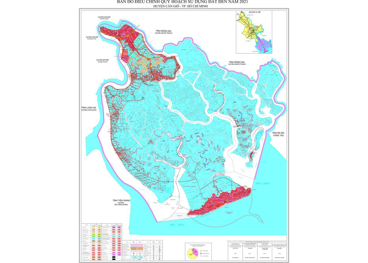 Bản đồ quy hoạch Huyện Cần Giờ