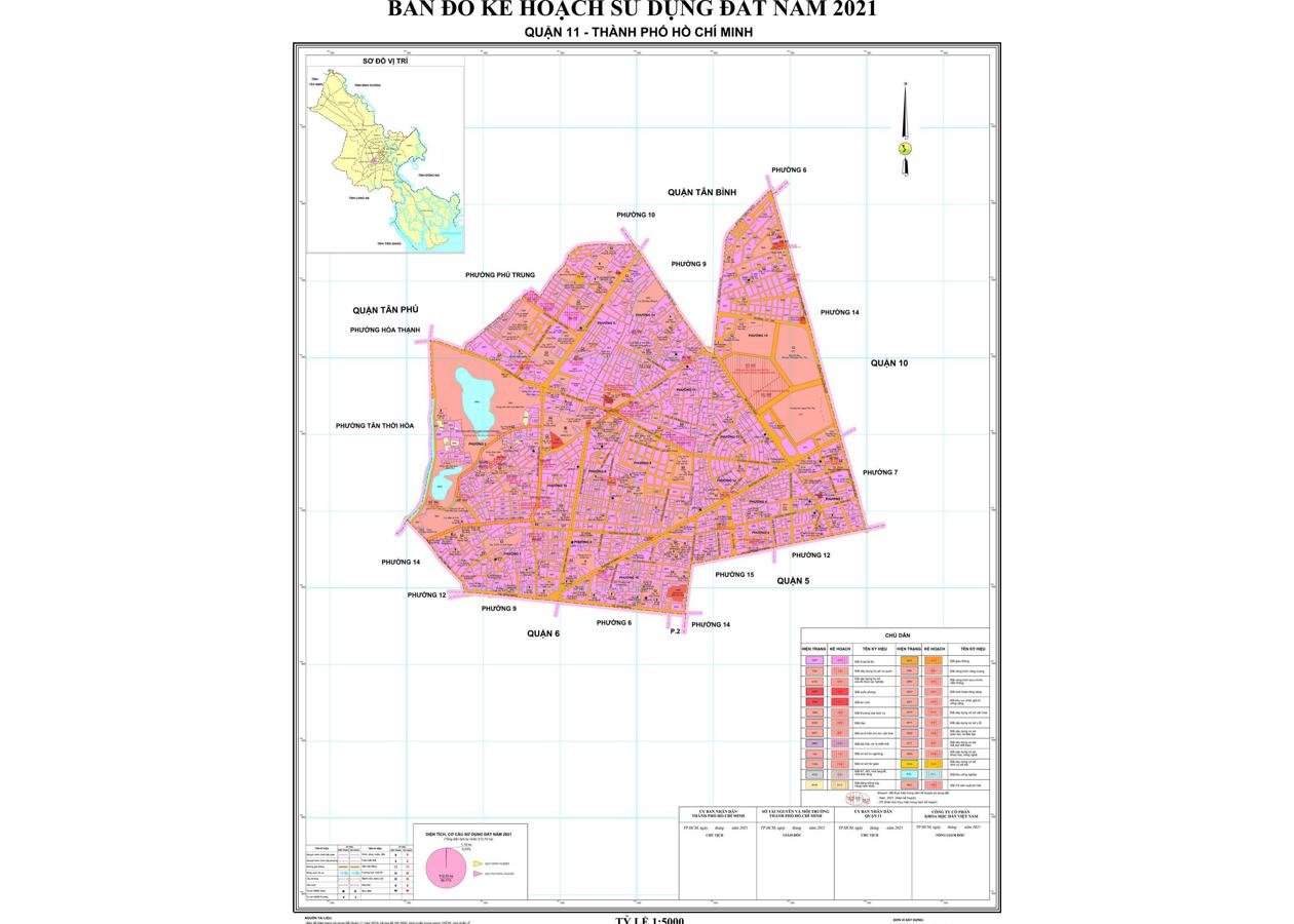 Bản đồ quy hoạch Quận 11