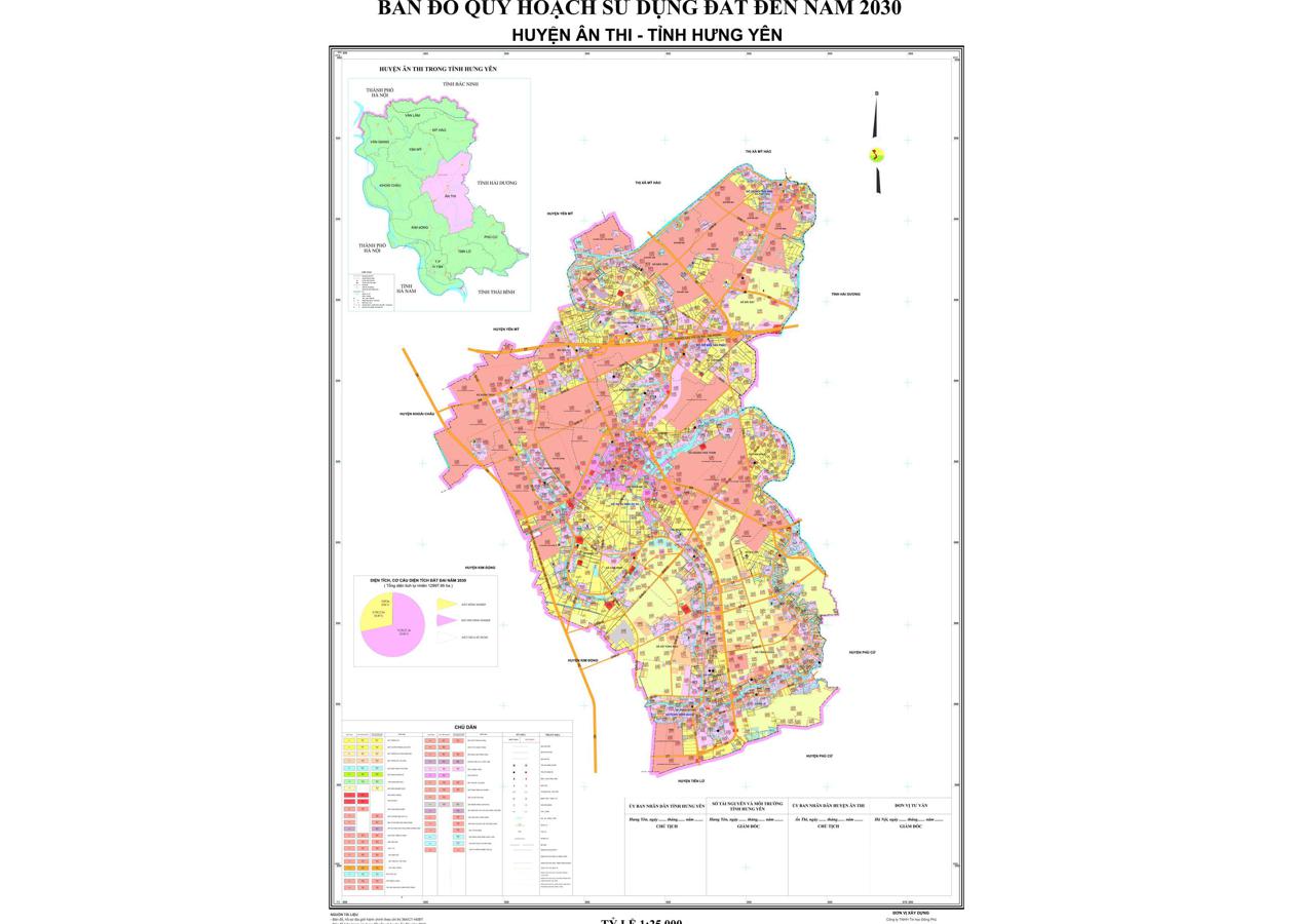 Bản đồ quy hoạch Huyện Ân Thi