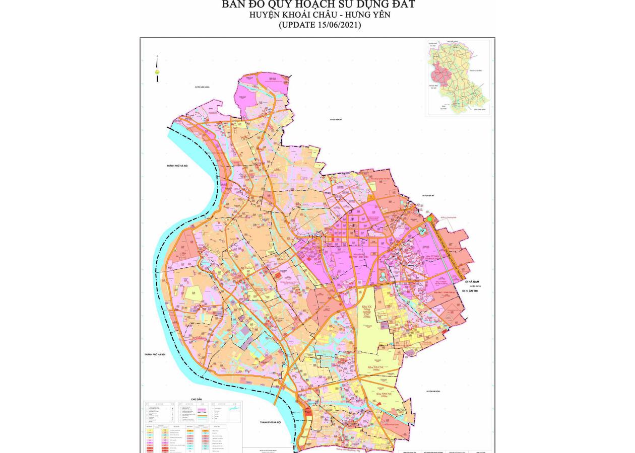 Bản đồ quy hoạch Huyện Khoái Châu