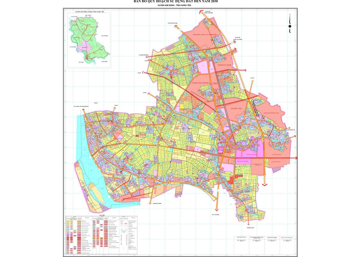 Bản đồ quy hoạch Huyện Kim Động
