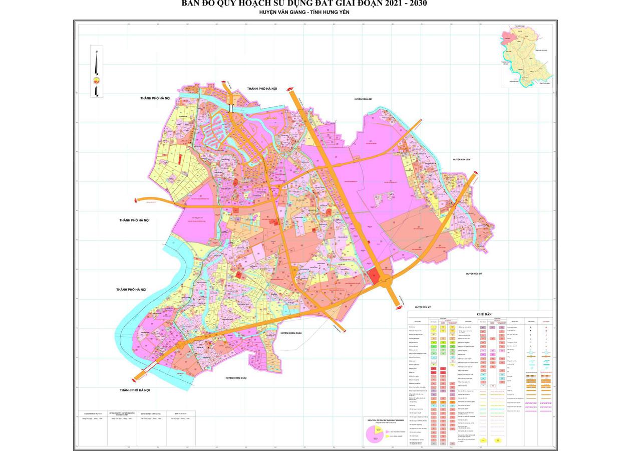 Bản đồ quy hoạch Huyện Văn Giang
