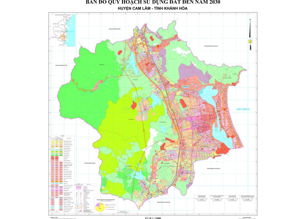 Bản đồ quy hoạch Huyện Cam Lâm
