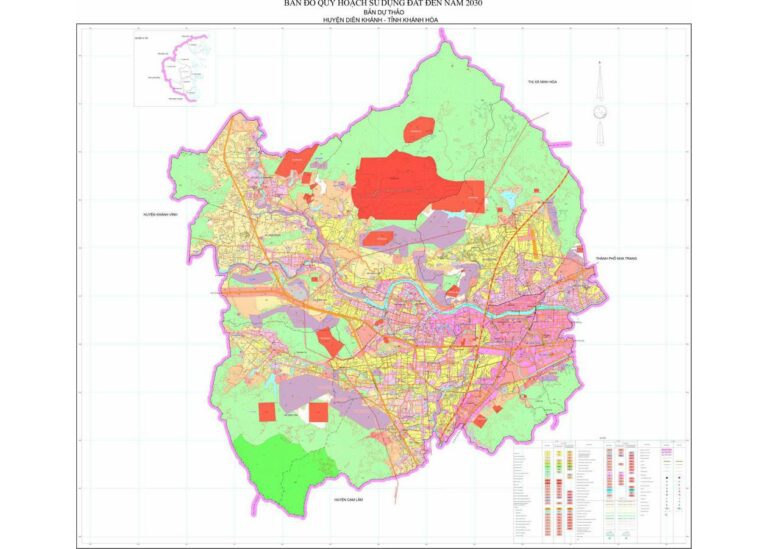 Tổng hợp thông tin và bản đồ quy hoạch Huyện Diên Khánh