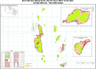 Bản đồ quy hoạch Huyện Kiên Hải