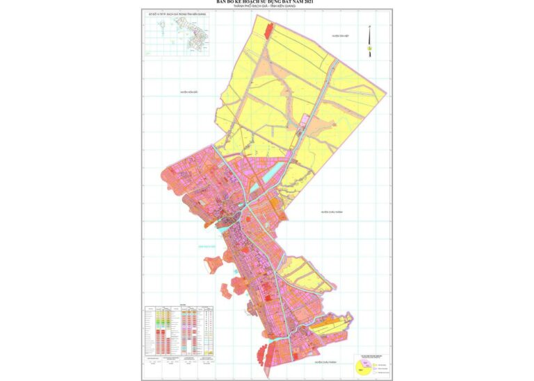 Tổng hợp thông tin và bản đồ quy hoạch Thành phố Rạch Giá