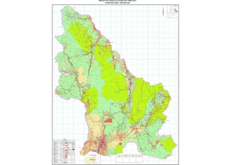 Tổng hợp thông tin và bản đồ quy hoạch Huyện Kon Plông