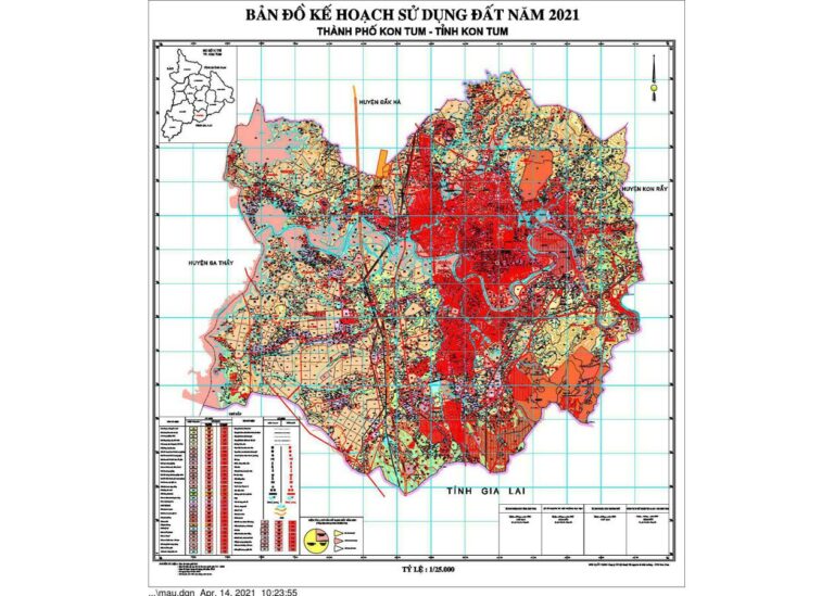 Tổng hợp thông tin và bản đồ quy hoạch Thành phố Kon Tum