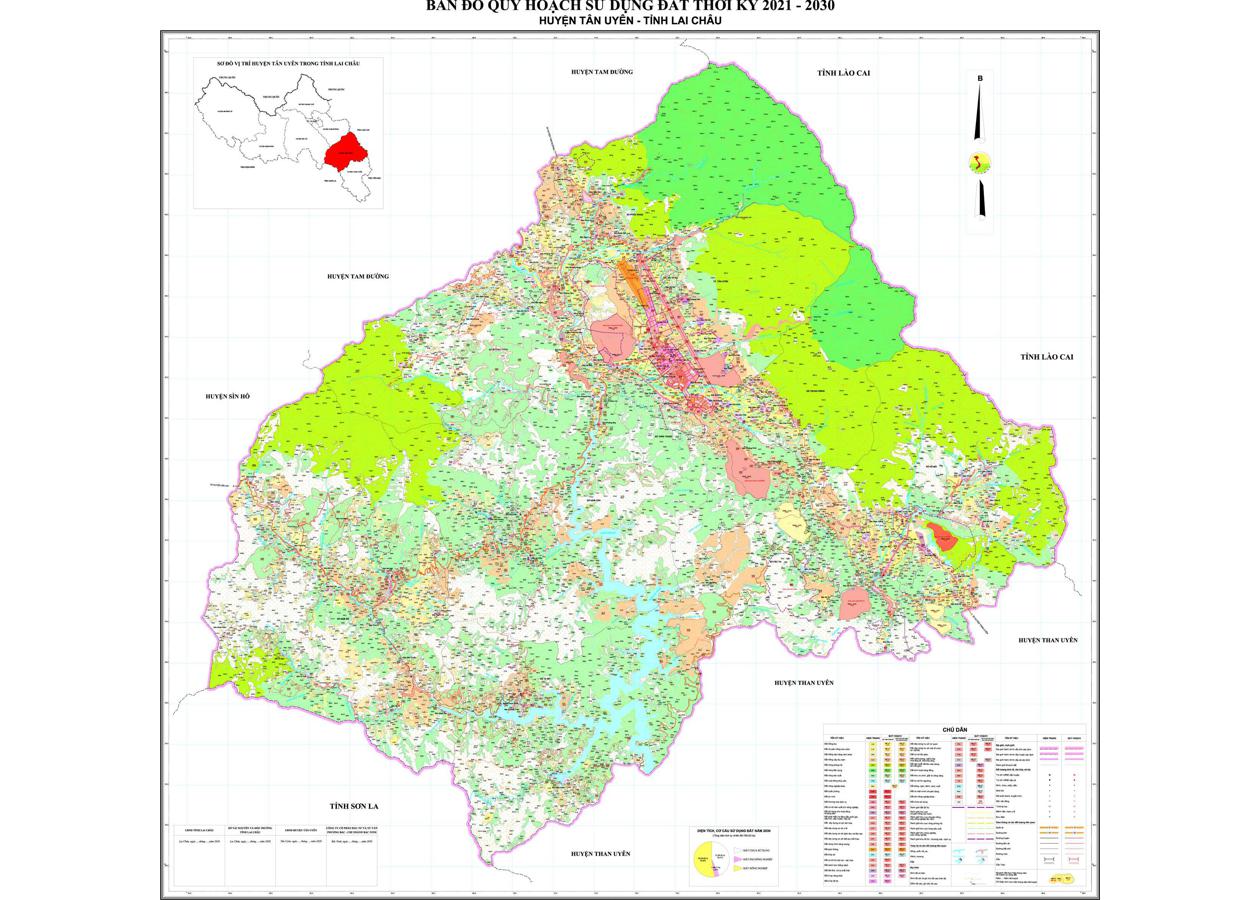 Bản đồ quy hoạch Huyện Tân Uyên