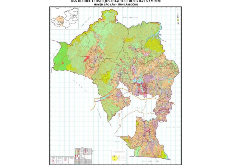 Tổng hợp thông tin và bản đồ quy hoạch Huyện Bảo Lâm - Lâm Đồng