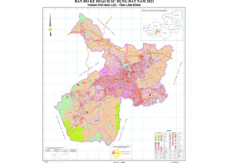 Tổng hợp thông tin và bản đồ quy hoạch Thành phố Bảo Lộc