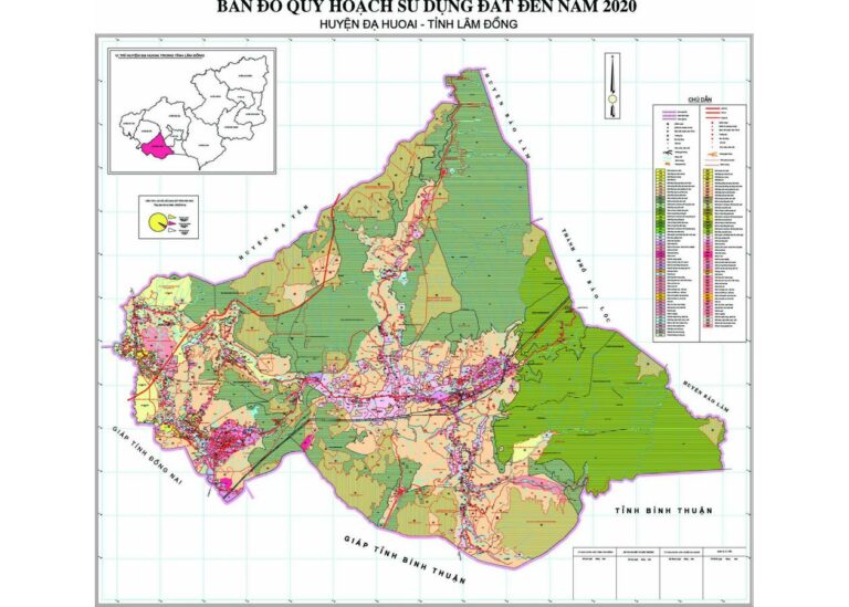 Tổng hợp thông tin và bản đồ quy hoạch Huyện Đạ Huoai