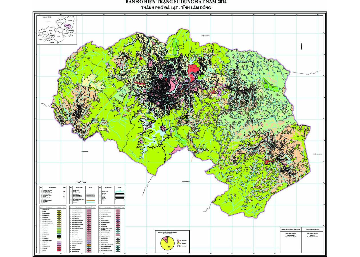 Bản đồ quy hoạch Thành phố Đà Lạt