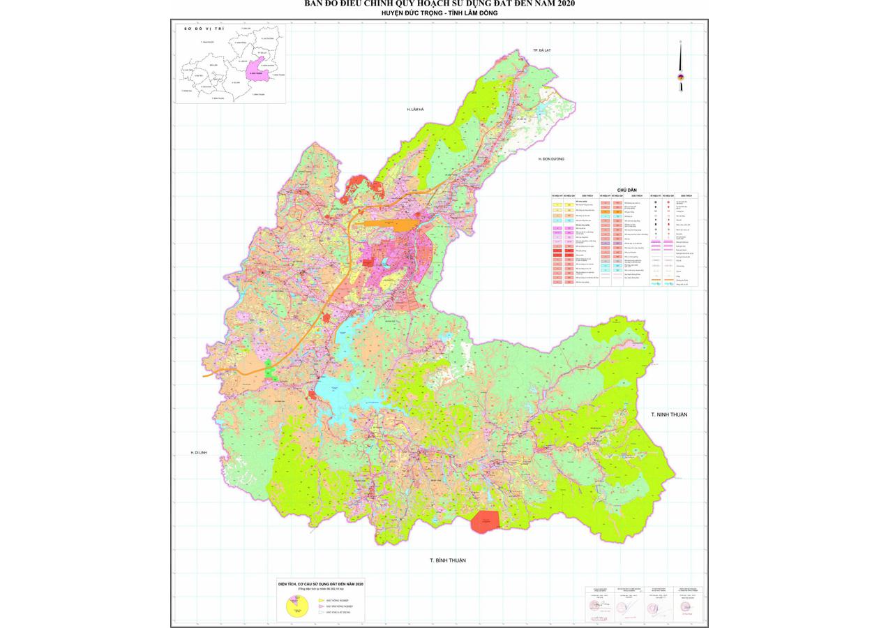 Bản đồ quy hoạch Huyện Đức Trọng
