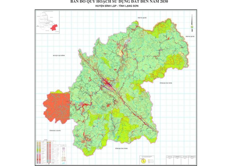 Tổng hợp thông tin và bản đồ quy hoạch Huyện Đình Lập