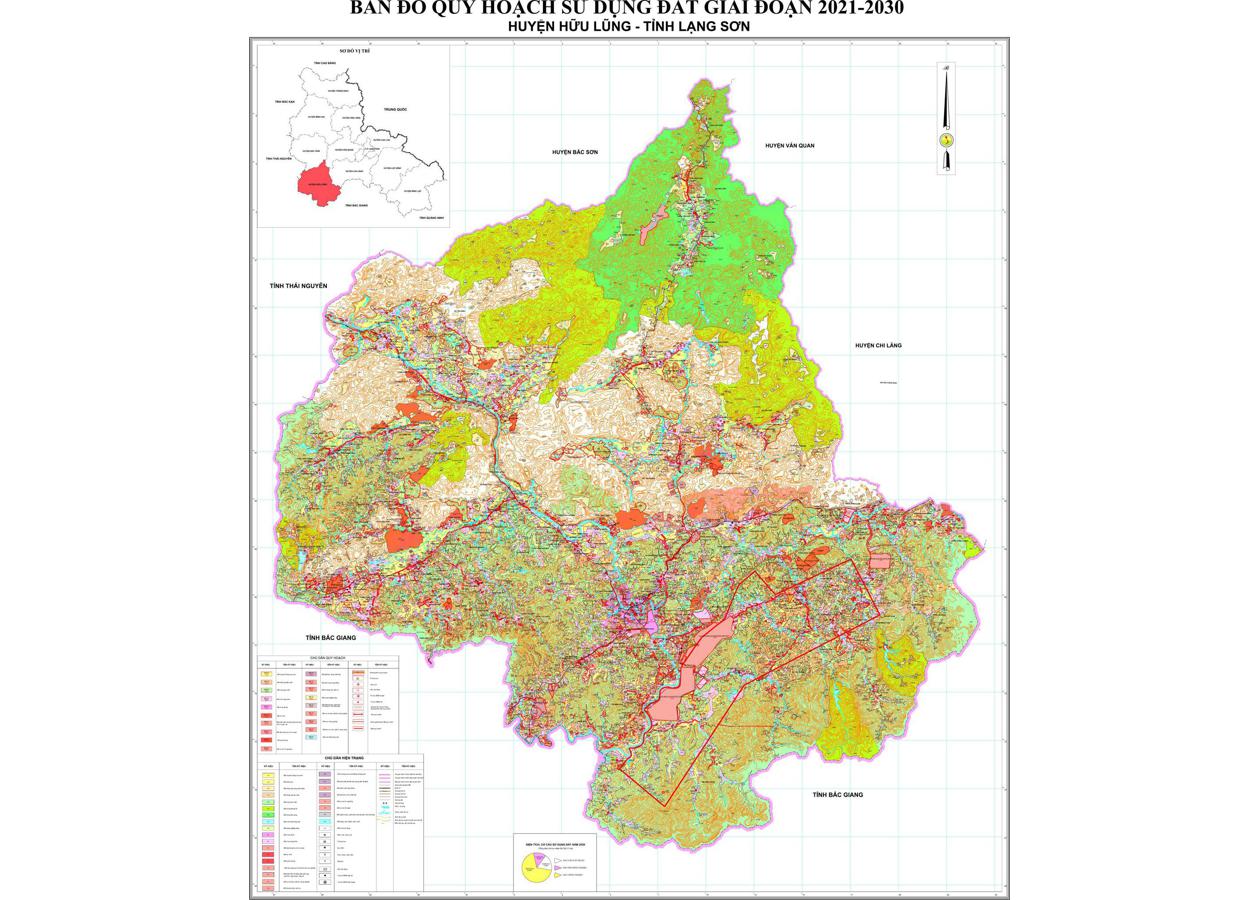 Bản đồ quy hoạch Huyện Hữu Lũng