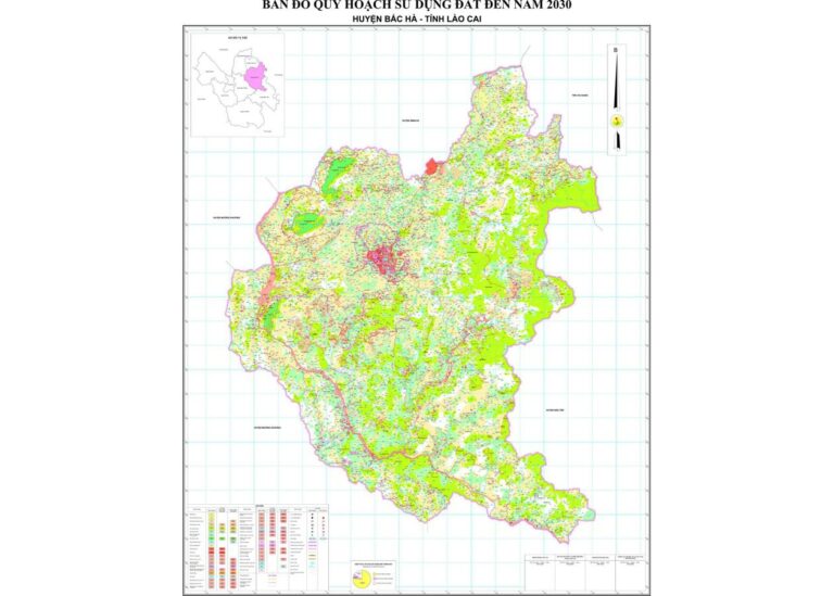 Tổng hợp thông tin và bản đồ quy hoạch Huyện Bắc Hà