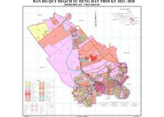 Bản đồ quy hoạch Huyện Bến Lức