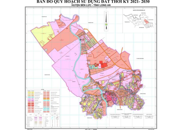 Tổng hợp thông tin và bản đồ quy hoạch Huyện Bến Lức