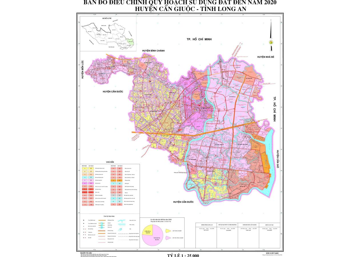 Bản đồ quy hoạch Huyện Cần Giuộc