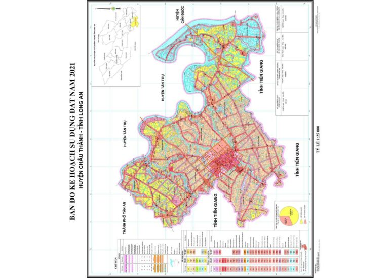 Tổng hợp thông tin và bản đồ quy hoạch Huyện Châu Thành - Long An