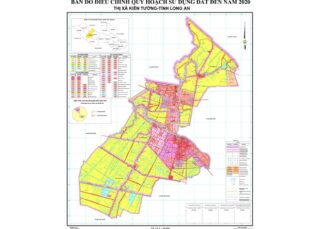 Bản đồ quy hoạch Thị xã Kiến Tường
