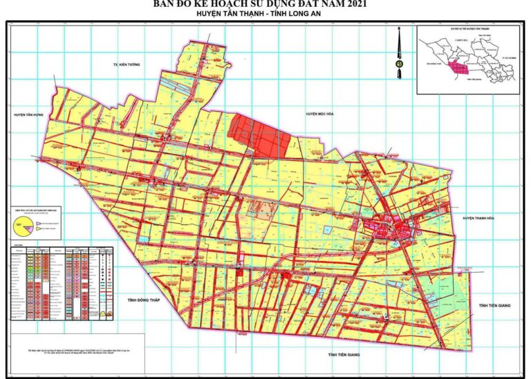 Tổng hợp thông tin và bản đồ quy hoạch Huyện Tân Thạnh