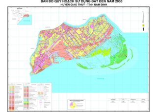 Bản đồ quy hoạch Huyện Giao Thủy