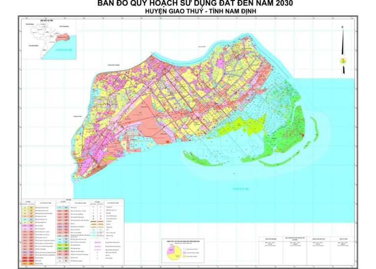 Tổng hợp thông tin và bản đồ quy hoạch Huyện Giao Thủy