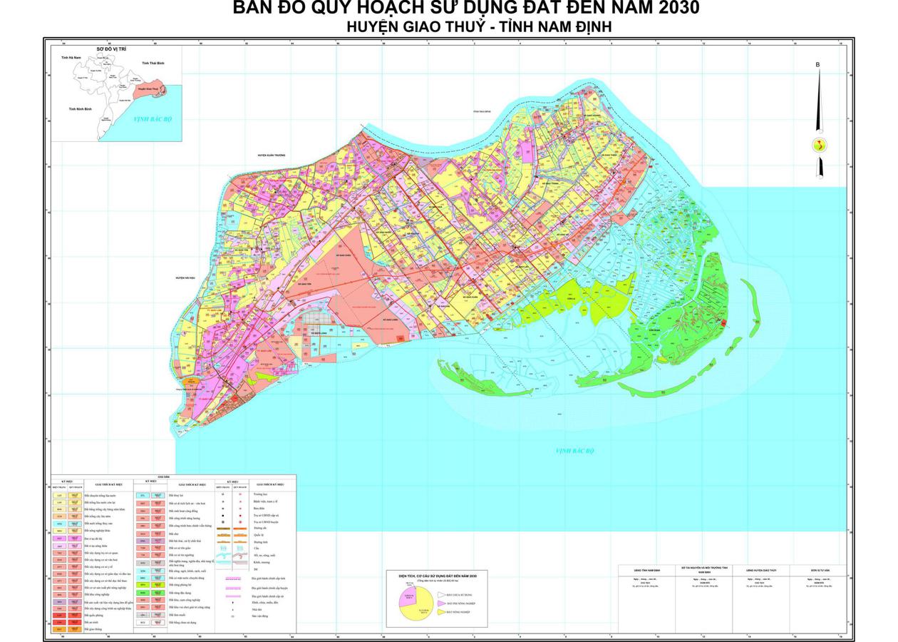 Địa Ốc cung cấp thông tin và bản đồ quy hoạch Huyện Giao Thủy mới nhất năm