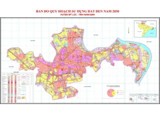 Bản đồ quy hoạch Huyện Mỹ Lộc