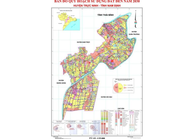 Tổng hợp thông tin và bản đồ quy hoạch Huyện Trực Ninh